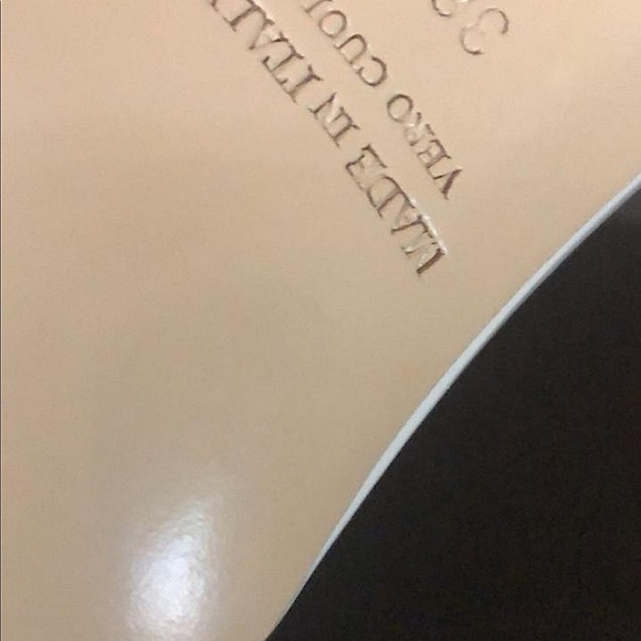 Loriblu made in Italy white brown studded high heel genuine leather sandals - Picture 6 of 6